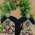   Long earrings with meenakari design and hanging pearls, traditional earrings