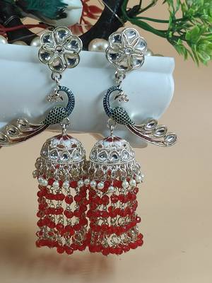   Earrings/ Gold-Plated Jhumki Earrings For Wo  And Girls 1