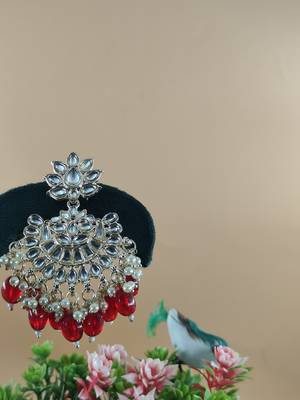   Traditional Chandbali earrings for wo  and girls 3