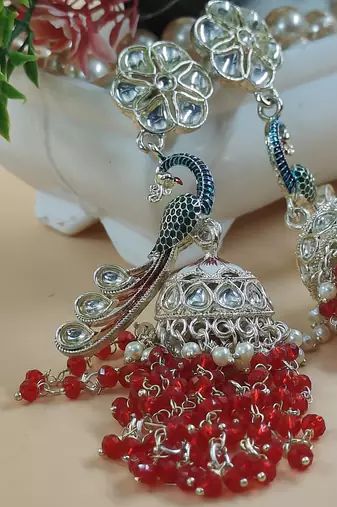   Earrings/ Gold-Plated Jhumki Earrings For Wo  And Girls