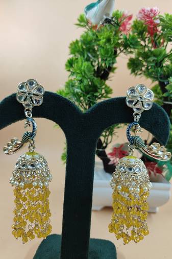   Earrings/ Gold-Plated Jhumki Earrings For Wo  And Girls