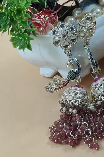   Earrings/ Gold-Plated Jhumki Earrings For Wo  And Girls