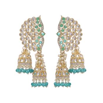   Earrings/ Gold-Plated Jhumki Earrings For Wo  And Girls 2