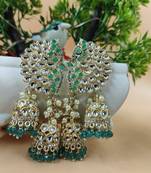   Earrings/ Gold-Plated Jhumki Earrings For Wo  And Girls