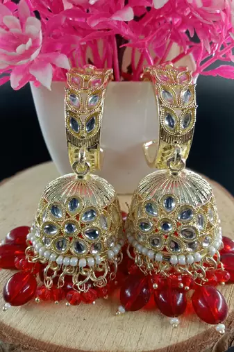   Traditional Bali Jhumka Earrings/ Earrings For Wo  And Girls