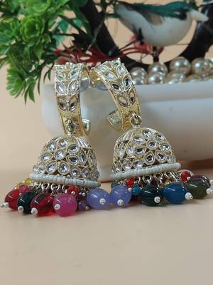   Traditional Bali Jhumka Earrings/ Earrings For Wo  And Girls 1
