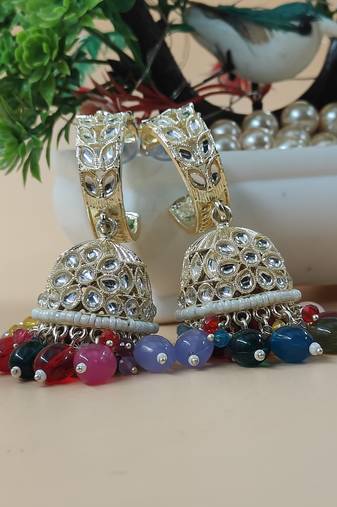   Traditional Bali Jhumka Earrings/ Earrings For Wo  And Girls