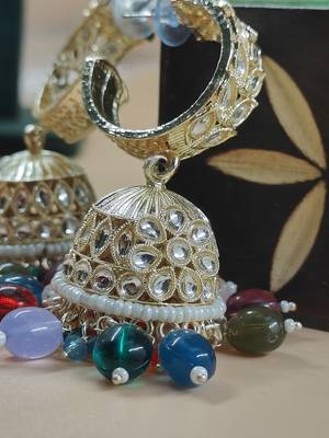   Traditional Bali Jhumka Earrings/ Earrings For Wo  And Girls 4