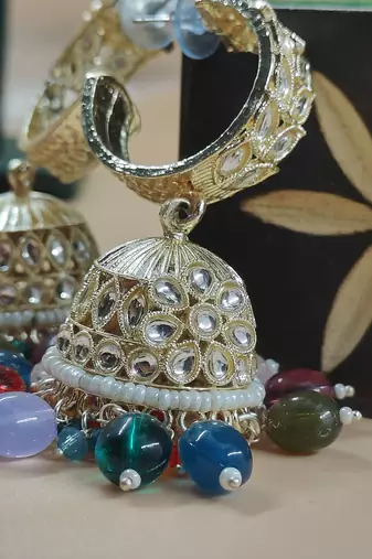   Traditional Bali Jhumka Earrings/ Earrings For Wo  And Girls