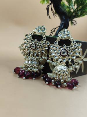   Traditional Jhumki Earrings/ Earrings For Wo  And Girls 1