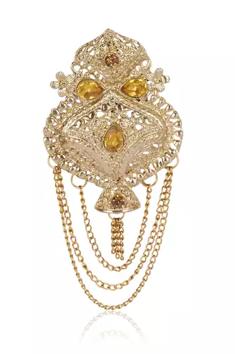 Groom mala and brooch set