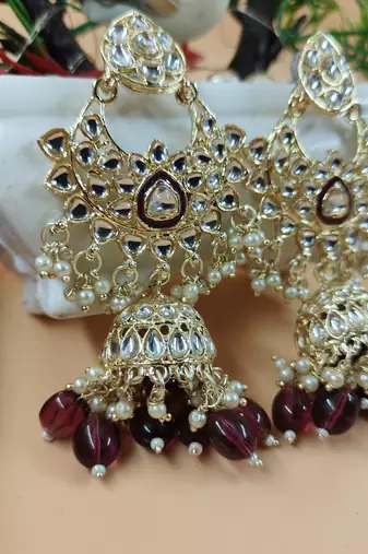   Traditional Jhumki Earrings/ Earrings For Wo  And Girls