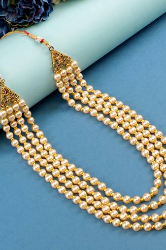 Groom mala and brooch set
