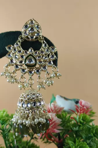   Traditional Jhumki Earrings/ Earrings For Wo  And Girls