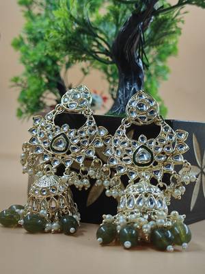   Traditional Jhumki Earrings/ Earrings For Wo  And Girls 1