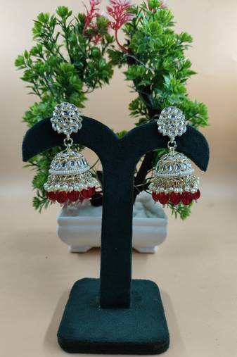   Traditional Jhumki Earrings For Wo  And Girls