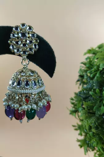   Traditional Jhumki Earrings For Wo  And Girls