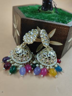   Traditional Jhumki Earrings For Wo  And Girls 1