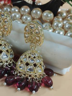   Traditional Jhumki Earrings For Wo  And Girls 4