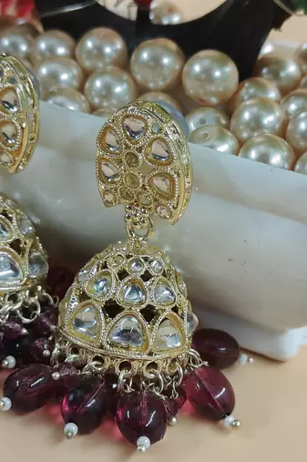   Traditional Jhumki Earrings For Wo  And Girls