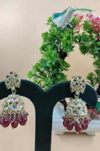   Traditional Jhumki Earrings For Wo  And Girls