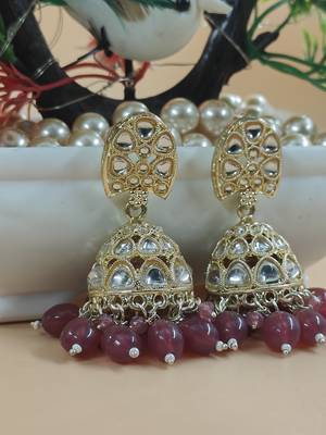  Traditional Jhumki Earrings For Wo  And Girls 1