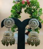   Traditional Jhumka Earrings For Wo  And Girls