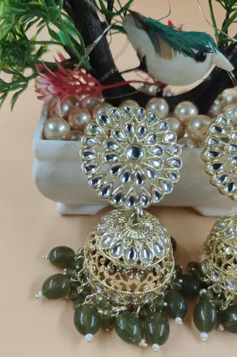   Traditional Jhumka Earrings For Wo  And Girls