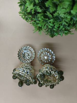   Traditional Jhumka Earrings For Wo  And Girls 3