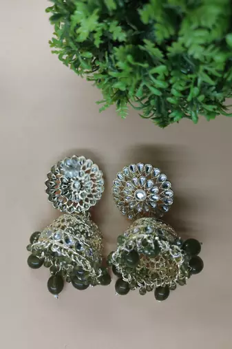   Traditional Jhumka Earrings For Wo  And Girls