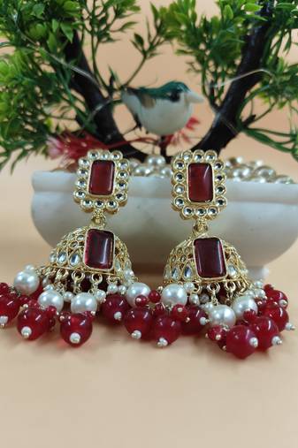   Traditional Jhumki Earrings For Wo 's