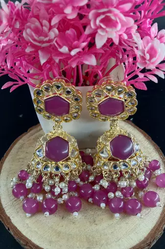   Traditional Jhumki Earrings For Wo 's