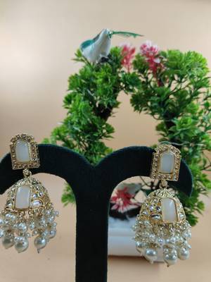   Jhumki Earrings For Wo  And Girls / Indian state t earrings for wedding, festival, Diwali 1