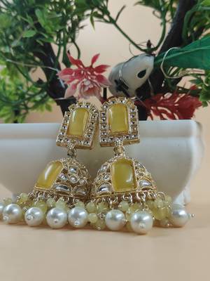   Jhumki Earrings For Wo  And Girls / Indian state t earrings for wedding, festival, Diwali 2