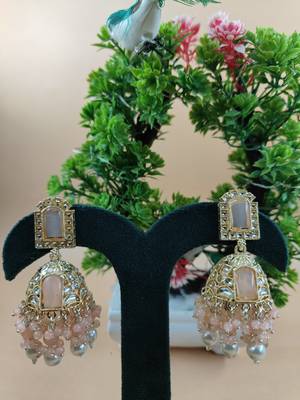   Jhumki Earrings For Wo  And Girls / Indian state t earrings for wedding, festival, Diwali 1
