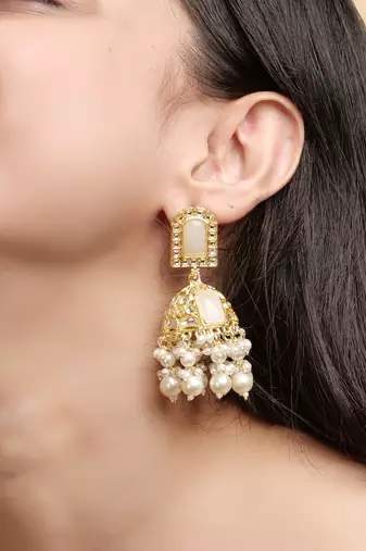   Jhumki Earrings For Wo  And Girls / Indian state t earrings for wedding, festival, Diwali