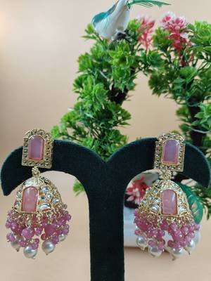   Jhumki Earrings For Wo  And Girls / Indian state t earrings for wedding, festival, Diwali 1