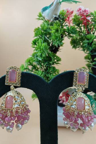   Jhumki Earrings For Wo  And Girls / Indian state t earrings for wedding, festival, Diwali