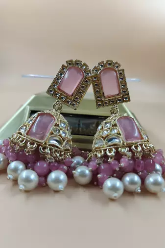   Jhumki Earrings For Wo  And Girls / Indian state t earrings for wedding, festival, Diwali