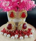   Jhumki Earrings For Wo  And Girls / Indian state t earrings for wedding, festival, Diwali