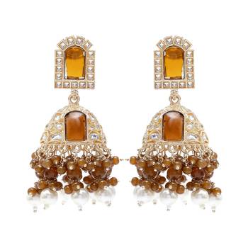   Jhumki Earrings For Wo  And Girls / Indian state t earrings for wedding, festival, Diwali 3