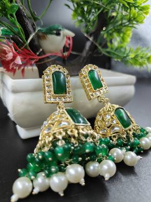   Jhumki Earrings For Wo  And Girls / Indian state t earrings for wedding, festival, Diwali 3