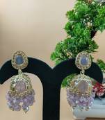 Jiyanshi Fashion Jhumki Earrings For Women And Girls / Indian statement earrings for wedding, festival, Diwali