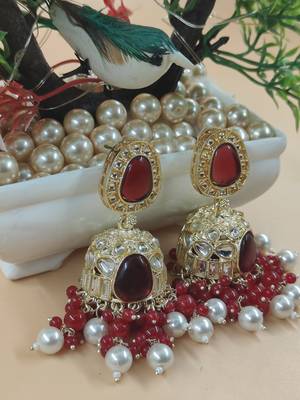   Jhumki Earrings For Wo  And Girls / Indian state t earrings for wedding, festival, Diwali 3