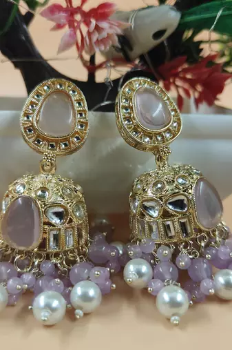  Jhumki Earrings For Women And Girls / Indian statement earrings for wedding, festival, Diwali