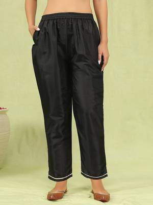 Vredevogel   women kurta and trousers pant set silk blend 4