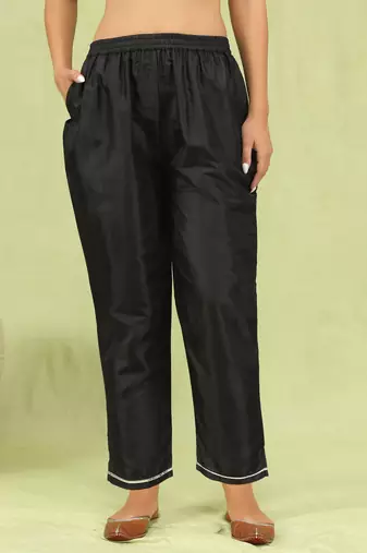 Vredevogel   women kurta and trousers pant set silk blend