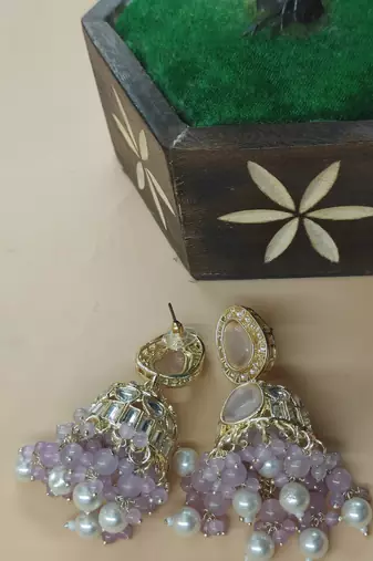  Jhumki Earrings For Women And Girls / Indian statement earrings for wedding, festival, Diwali