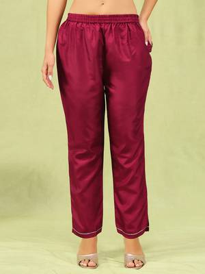 Vredevogel   women kurta and trousers pant set silk blend 4