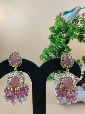   Jhumki Earrings For Wo  And Girls / Indian state t earrings for wedding, festival, Diwali 1